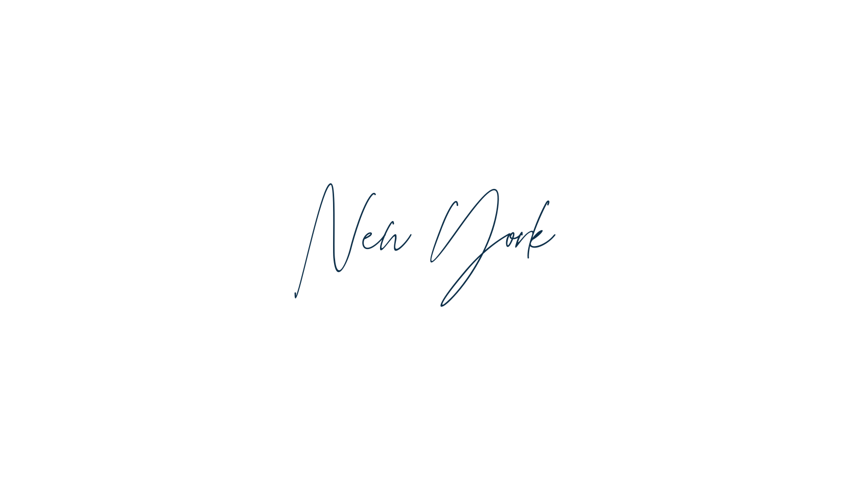 New York, script handwritten fancy decorative calligraphy font preview