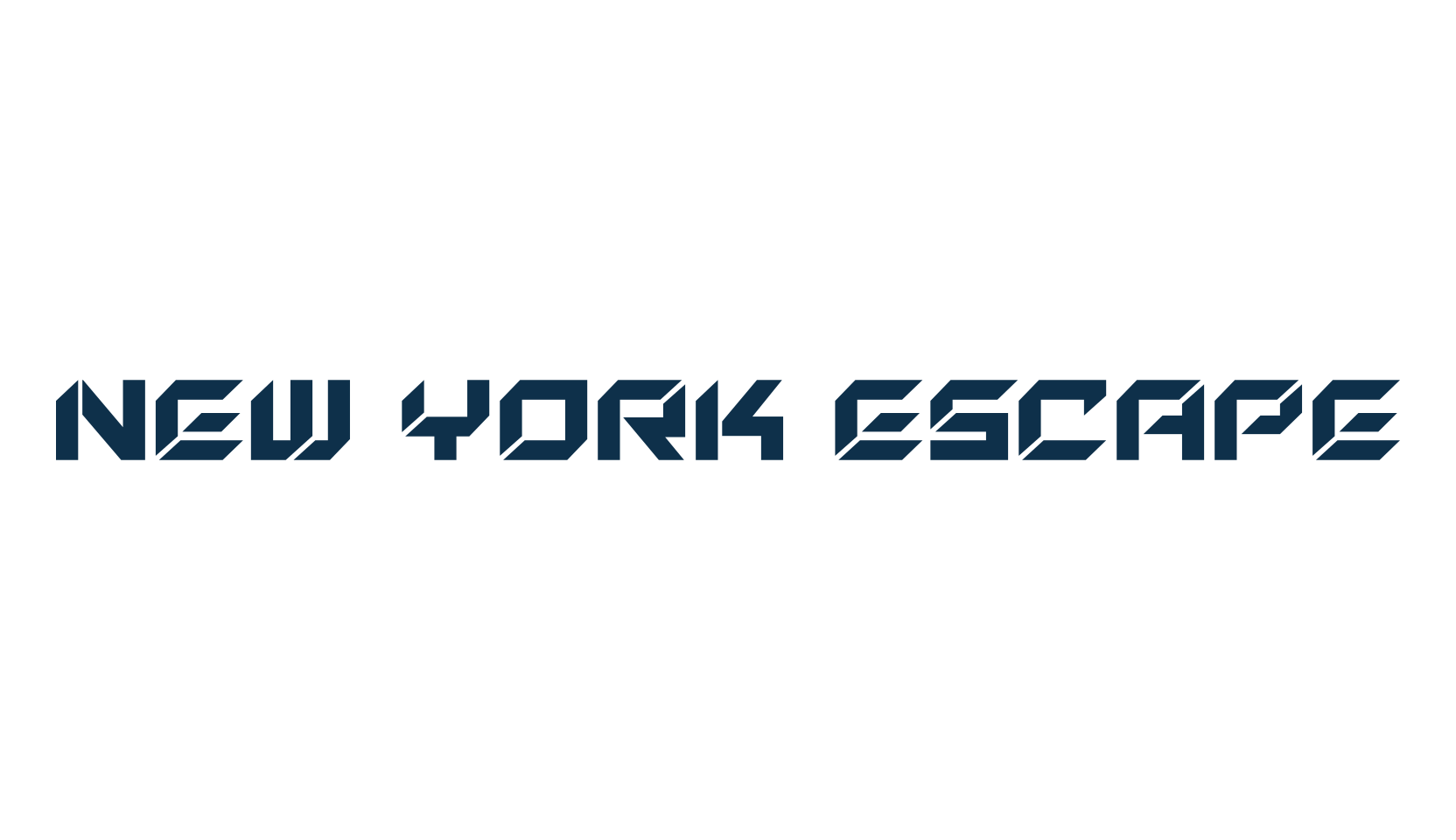 New York Escape, sci-fi font preview