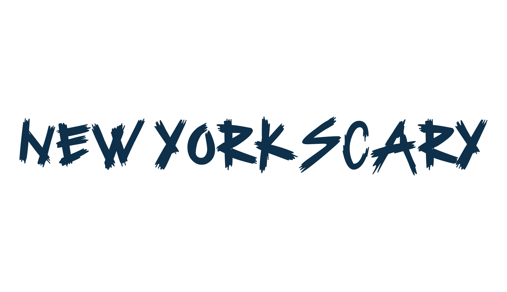 New York Scary, holiday halloween fancy decorative horror font preview