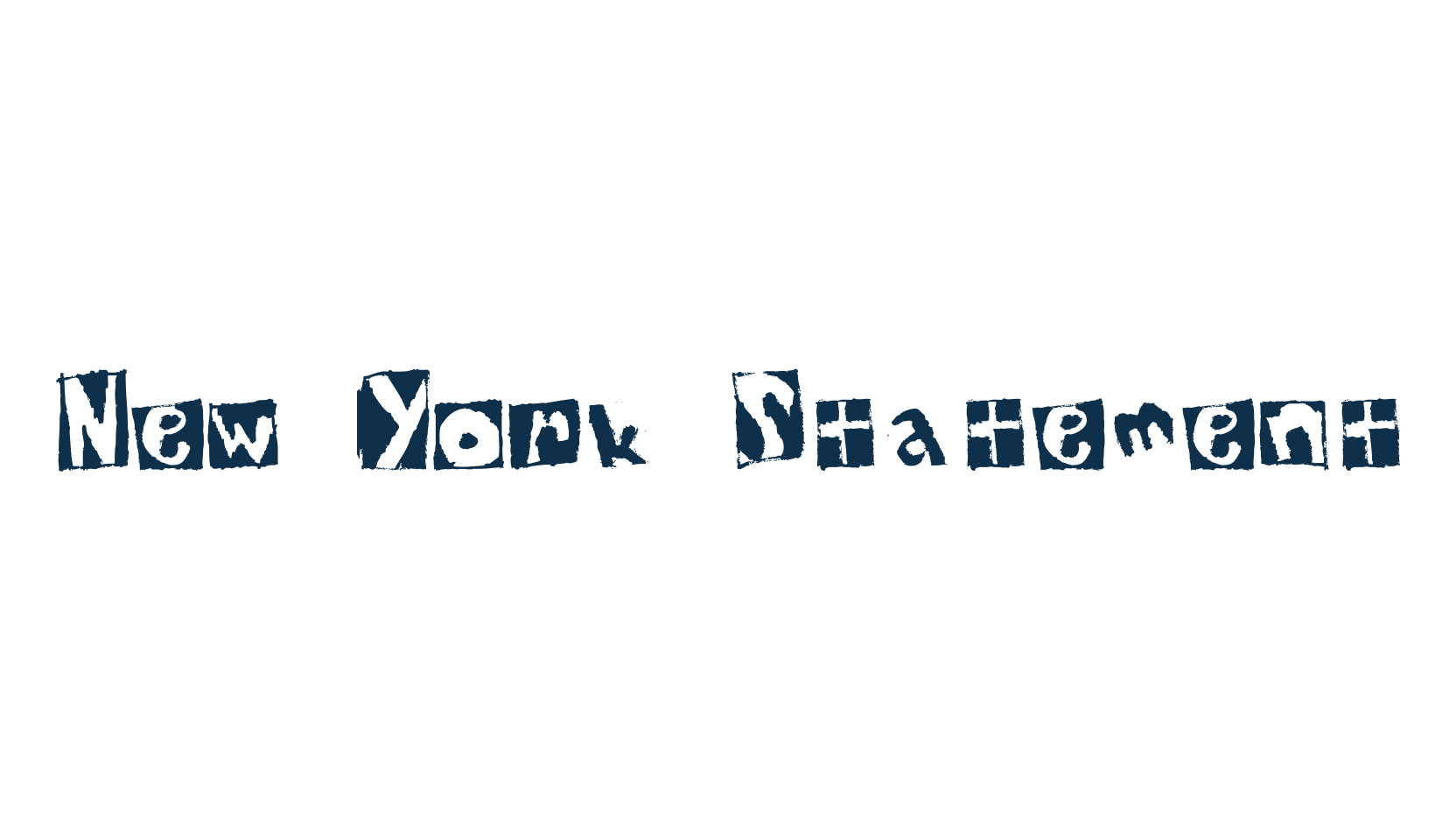 New York Statement, decorative font preview