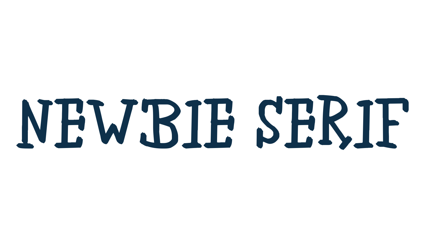 Newbie Serif, various font preview