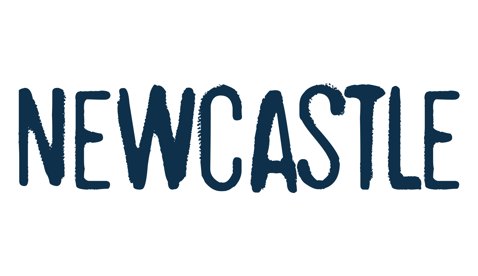 Newcastle (newcastle-2), fancy eroded decorative font preview