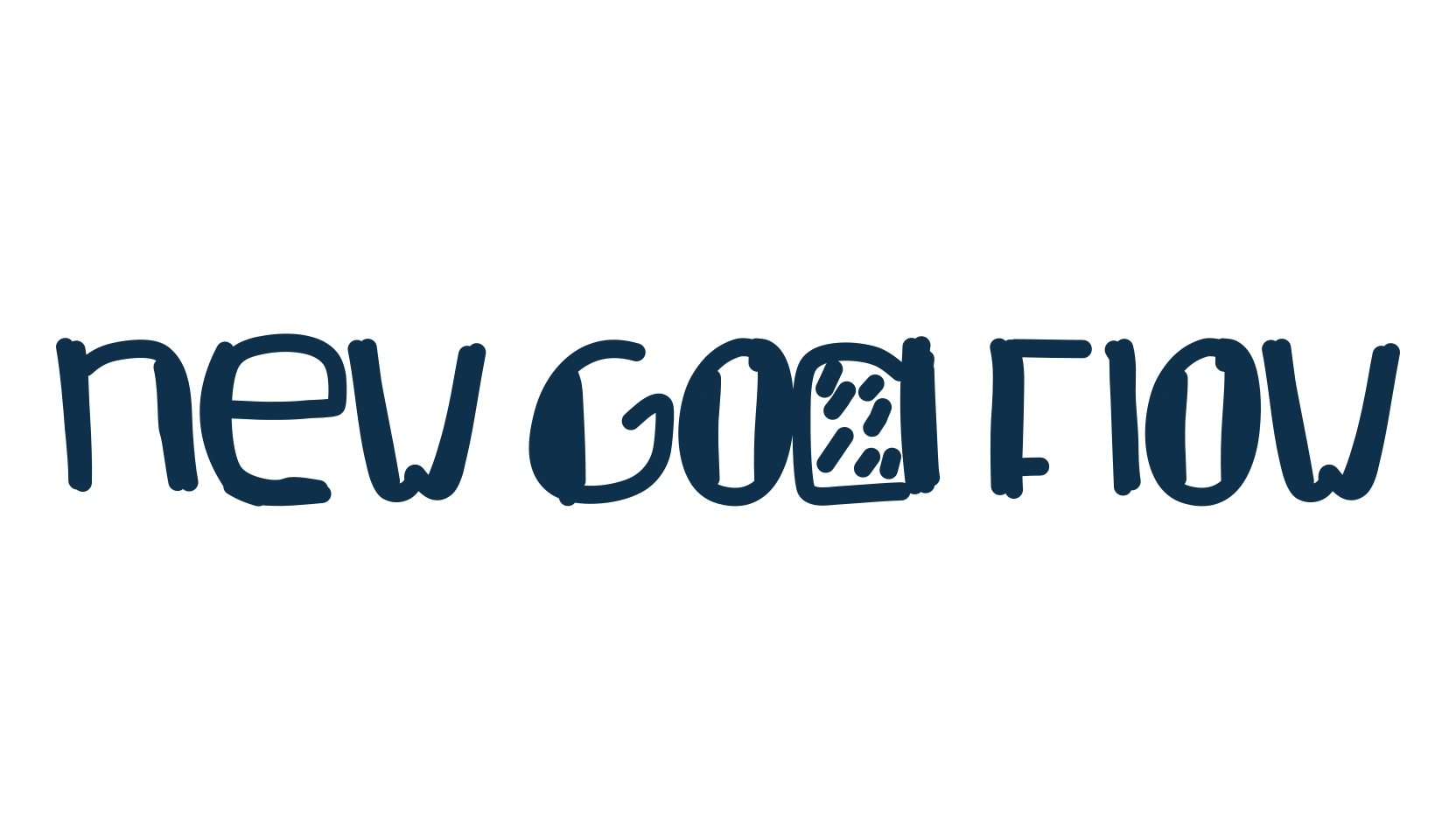 New God Flow, fancy cartoon decorative font preview