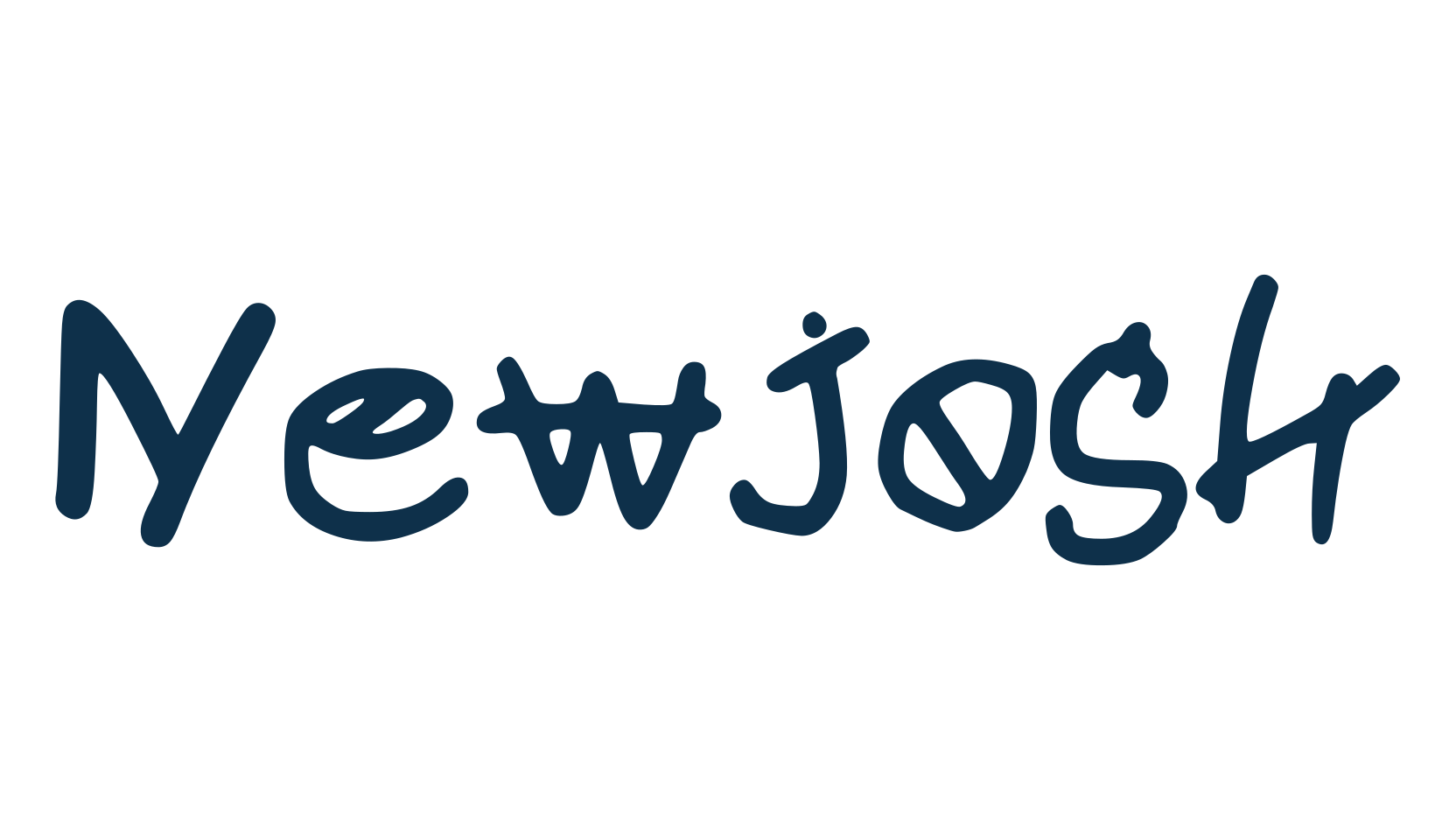 Newjosh, script handwritten fancy decorative calligraphy font preview