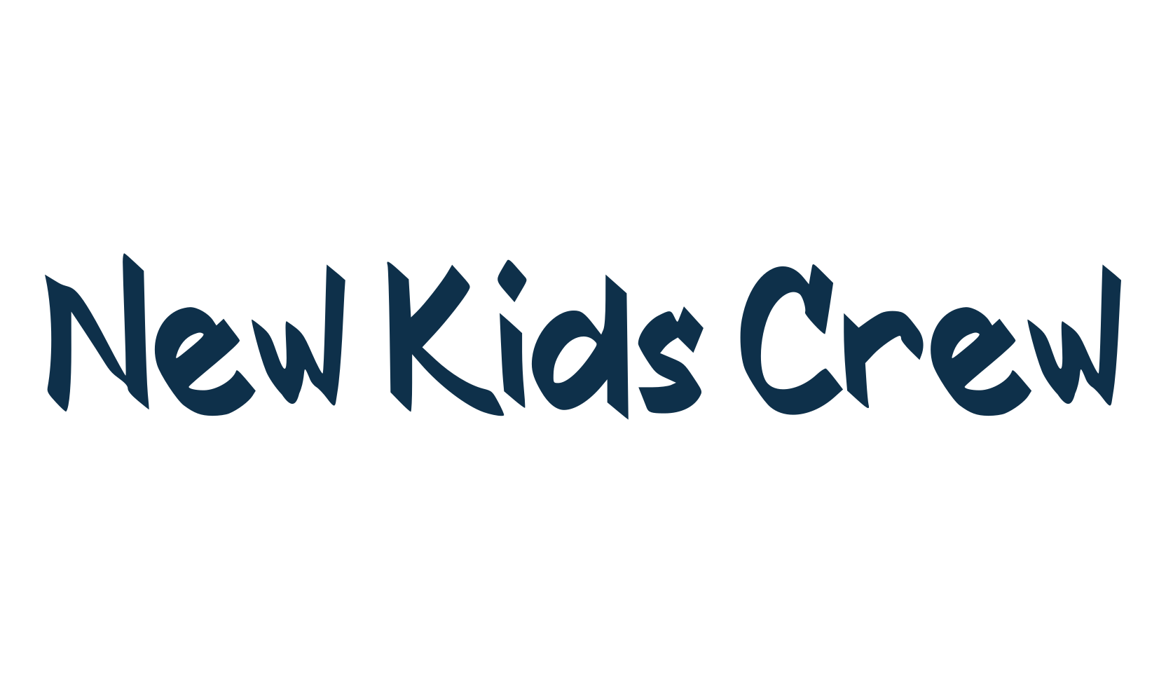 New Kids Crew, script graffiti fancy decorative calligraphy font preview
