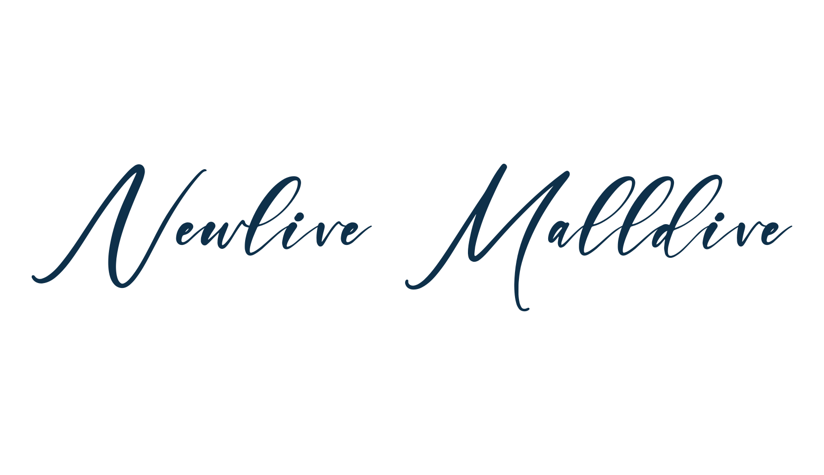 Newlive Malldive, script handwritten fancy decorative calligraphy font preview