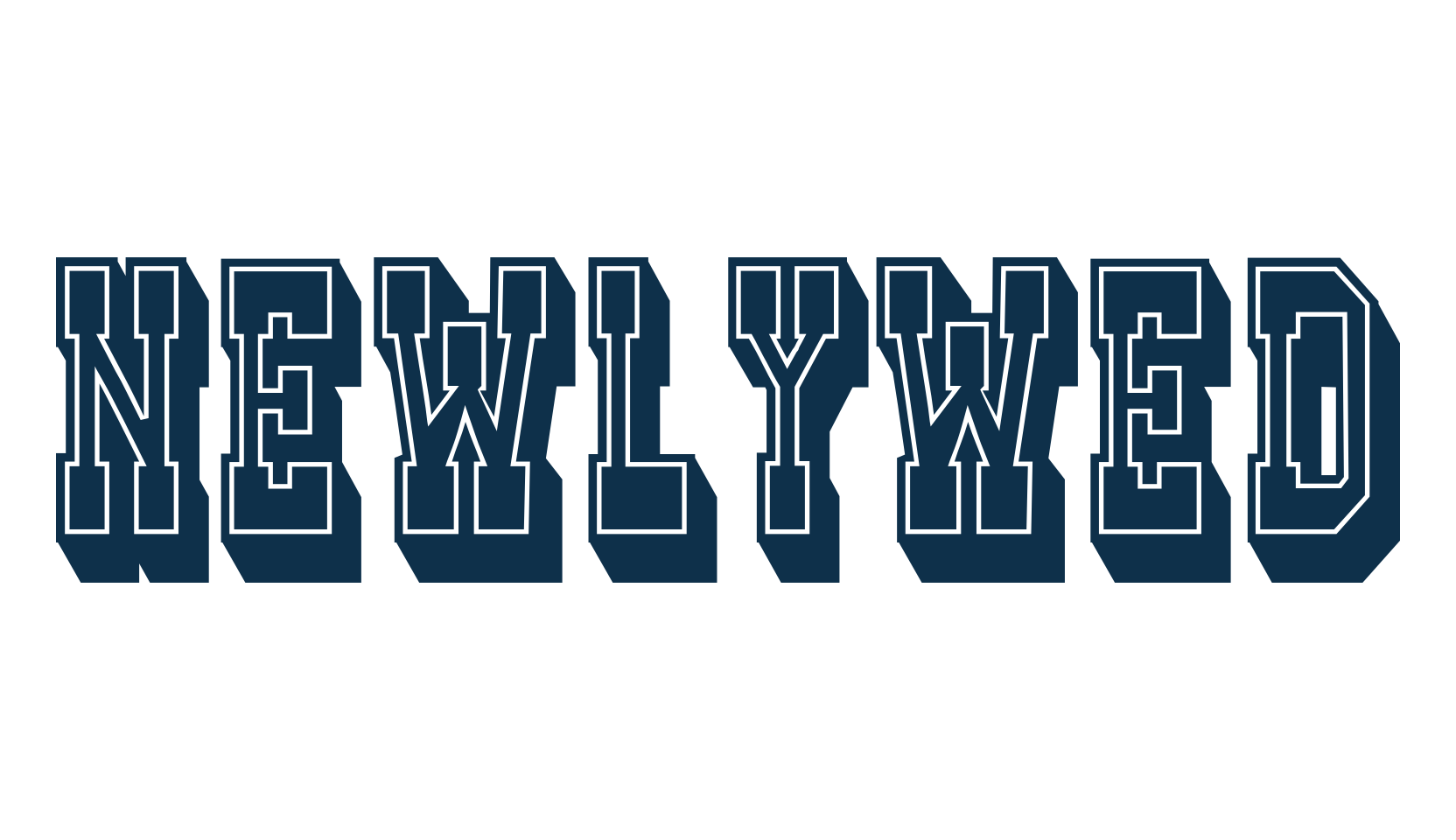 Newlywed, fancy western decorative font preview
