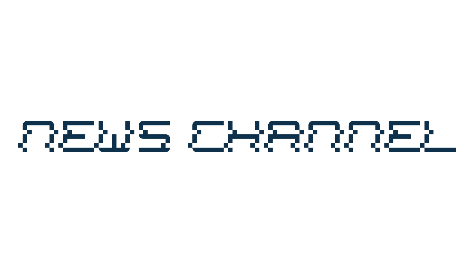 News Channel, fancy various techno sci-fi font preview