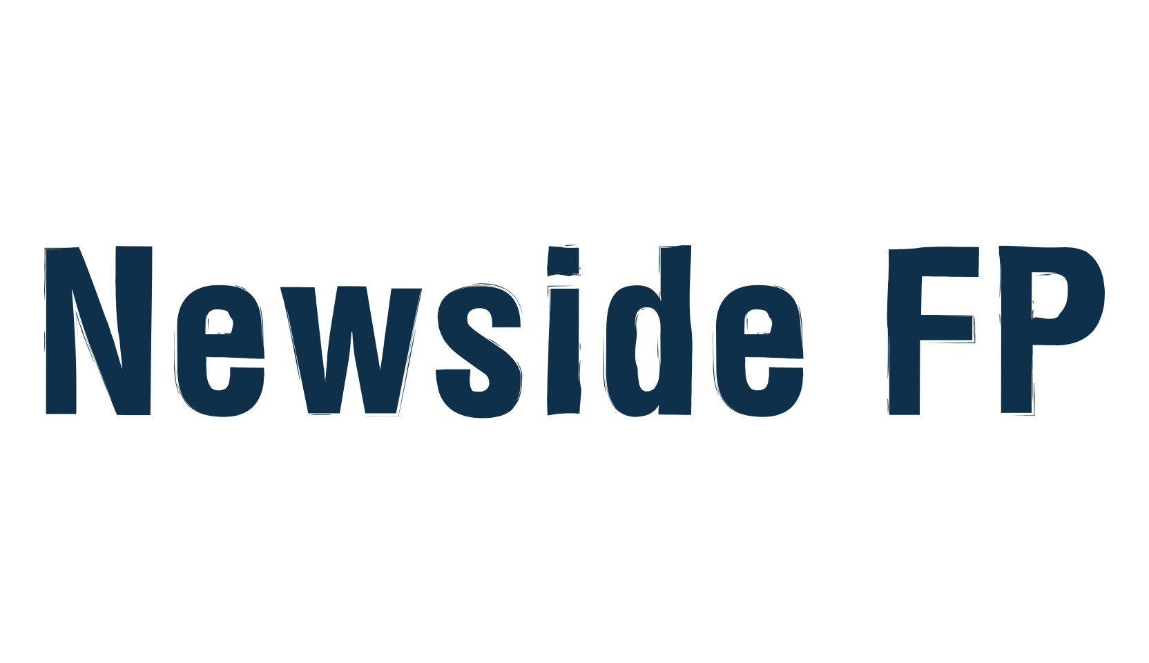 Newside FP, eroded font preview