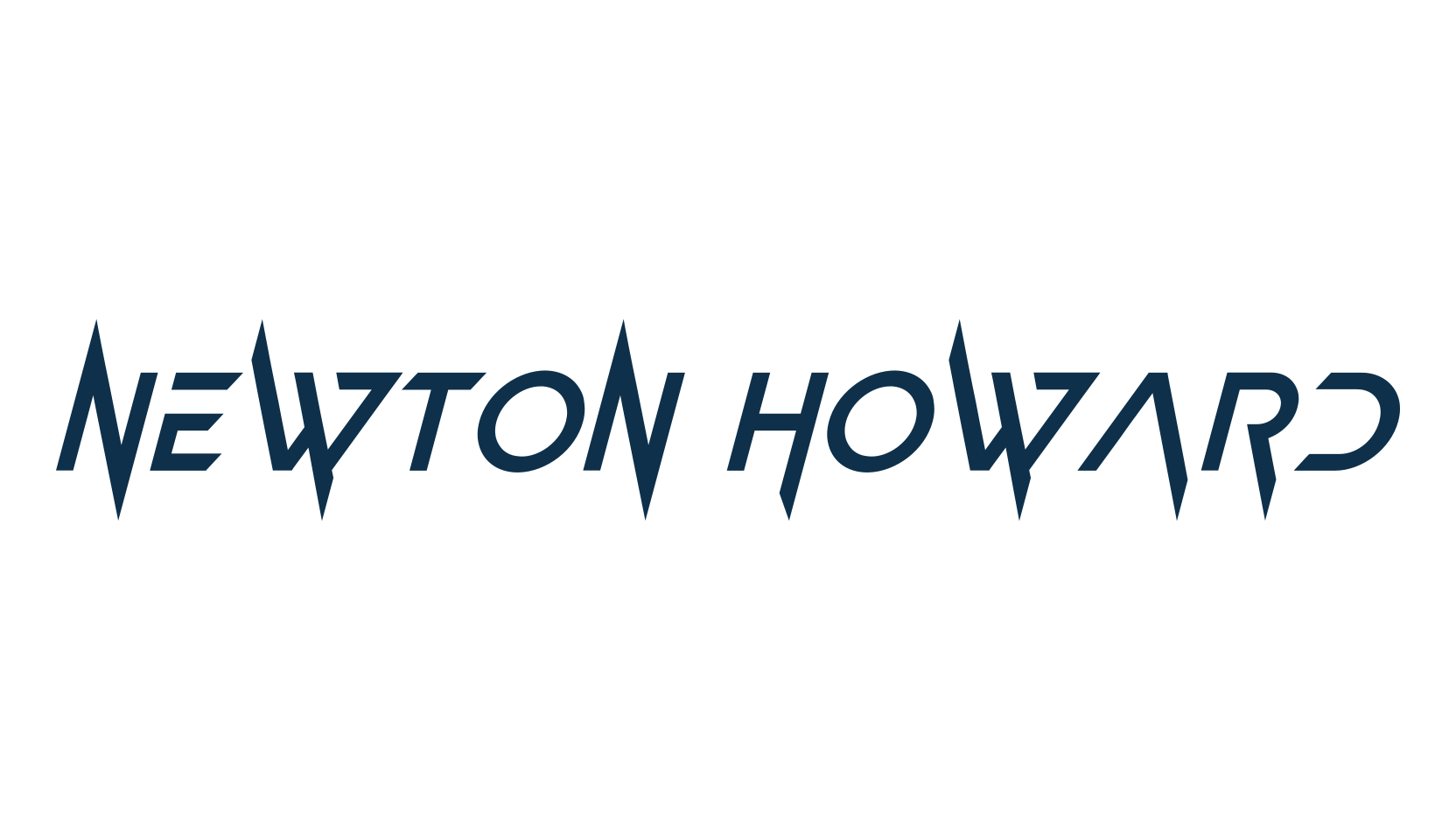 Newton Howard, modern font preview