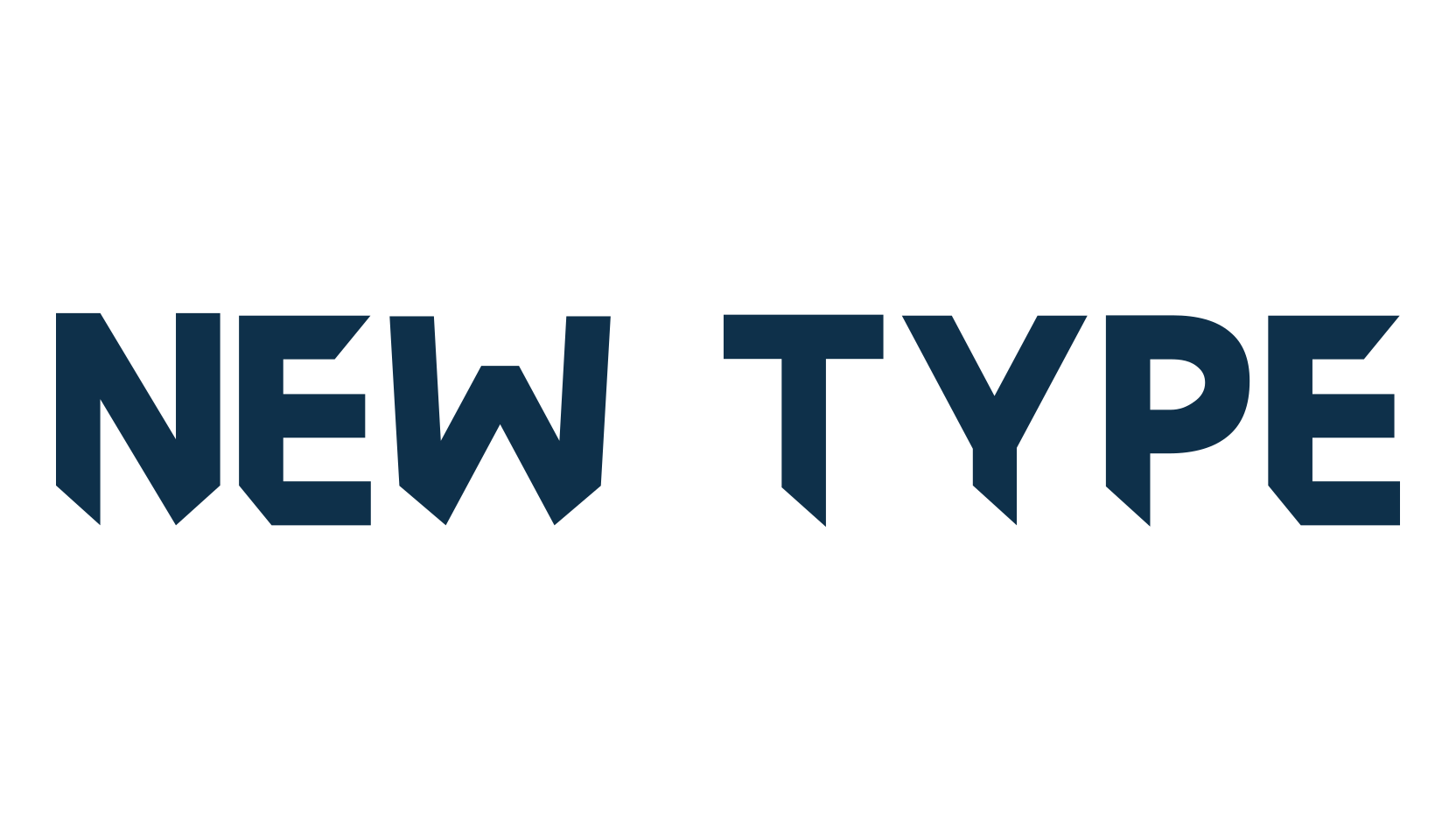 New Type, modern font preview
