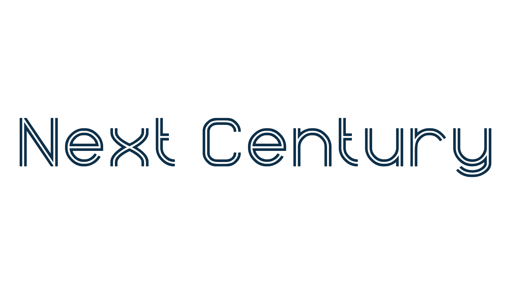 Next Century, fancy various decorative font preview