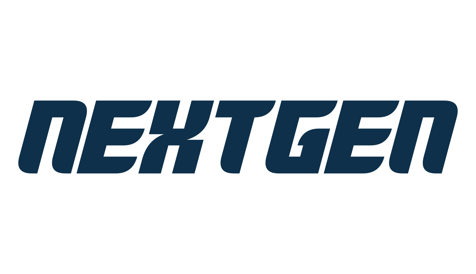 Nextgen, techno sci-fi font preview