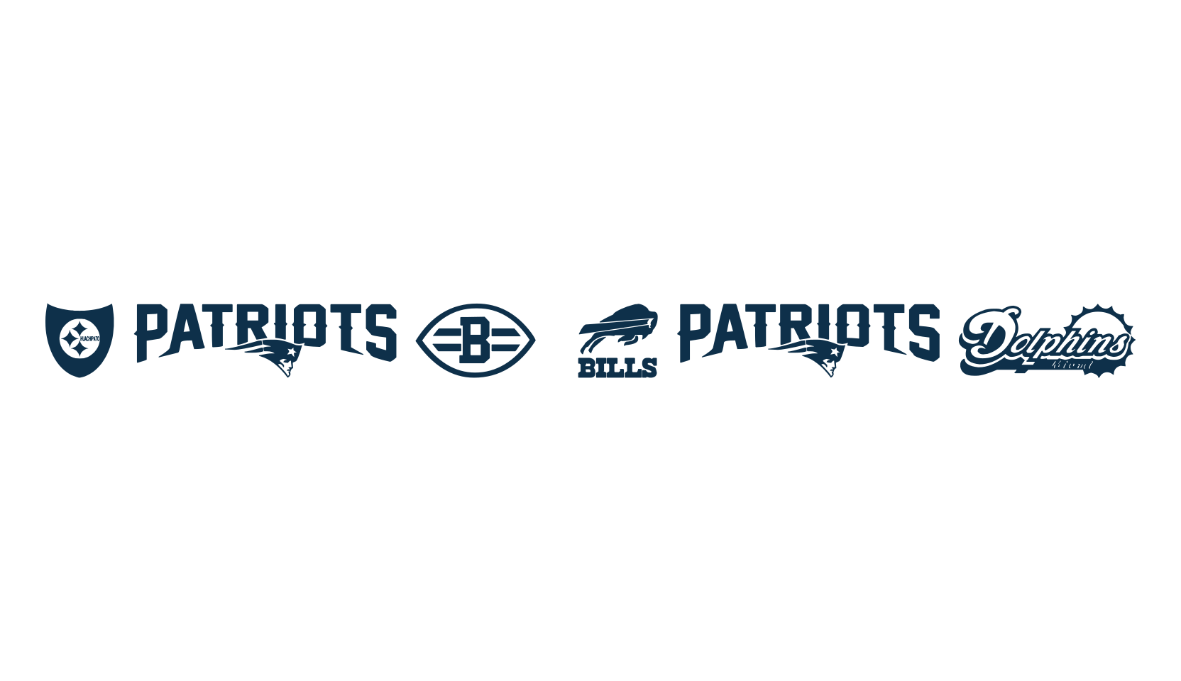 NFL AFC, display market font preview
