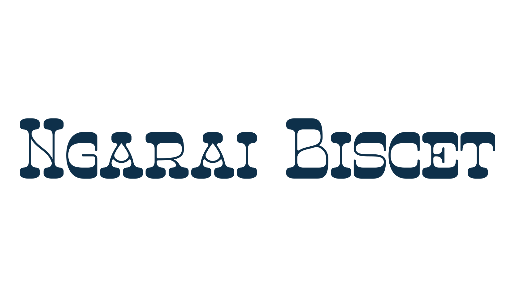 Ngarai Biscet, fancy western decorative font preview