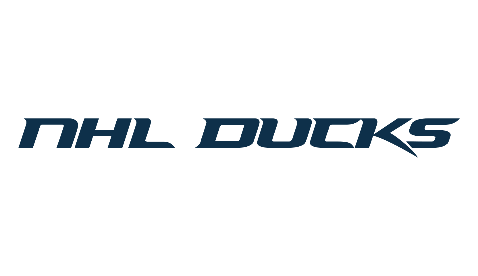 NHL Ducks, various font preview