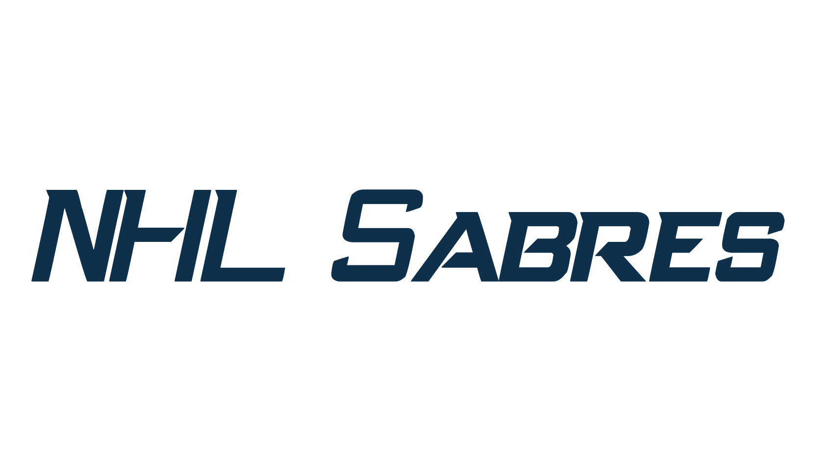 NHL Sabres, fancy various techno sci-fi font preview