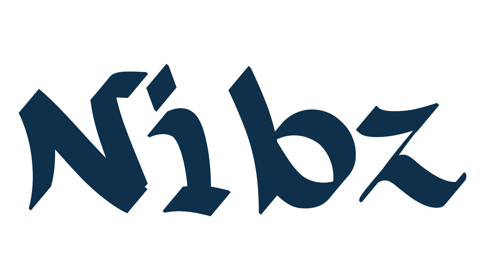 Nibz, graffiti font preview