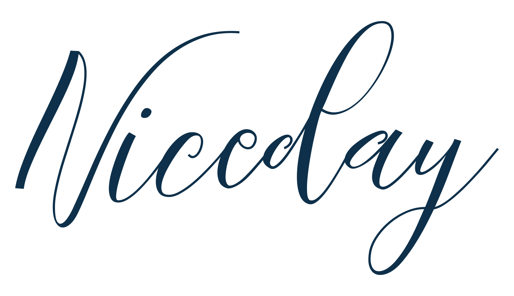 Niceday, calligraphy font preview