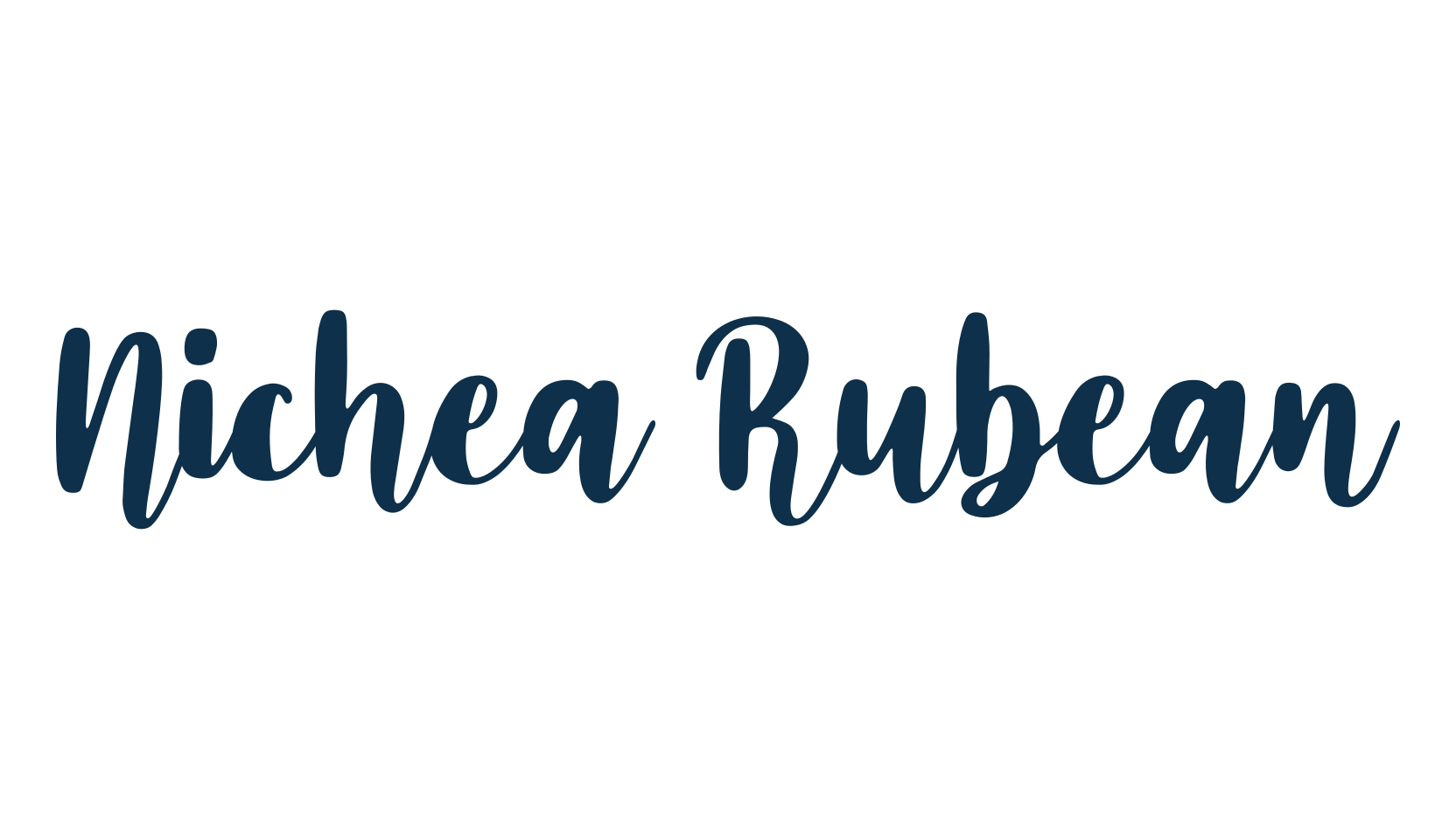 Nichea Rubean, fancy decorative font preview