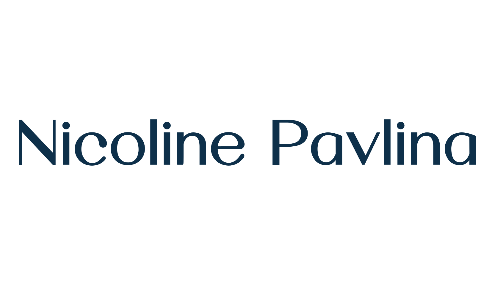 Nicoline Pavlina, basic sans serif font preview