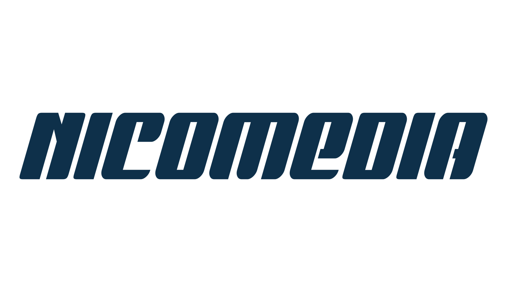 Nicomedia (nicomedia-2), techno sci-fi font preview