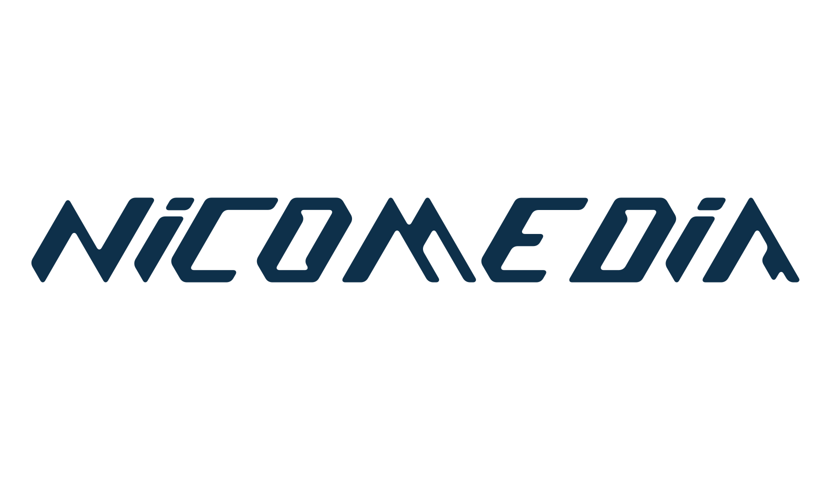 Nicomedia, techno sci-fi font preview