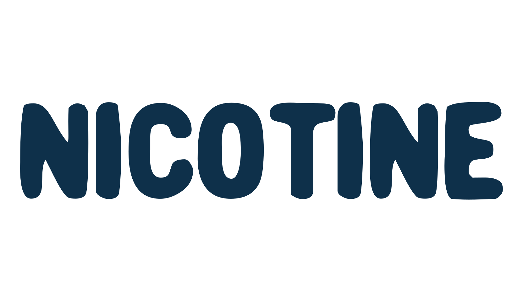 Nicotine, fancy eroded decorative font preview