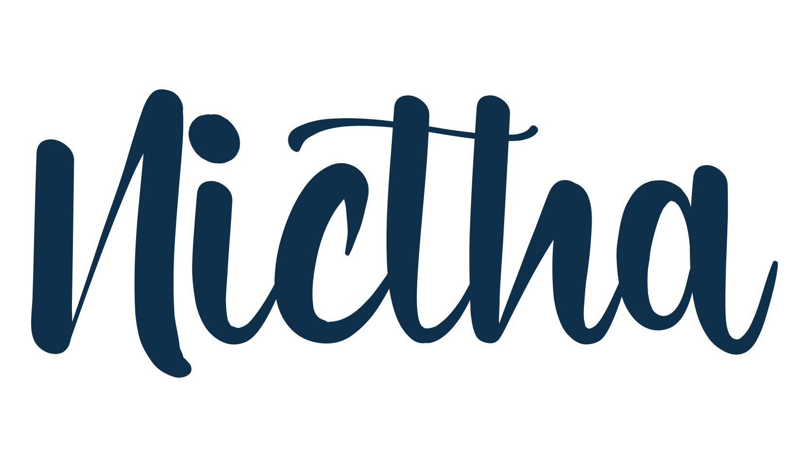 Nictha, display market font preview
