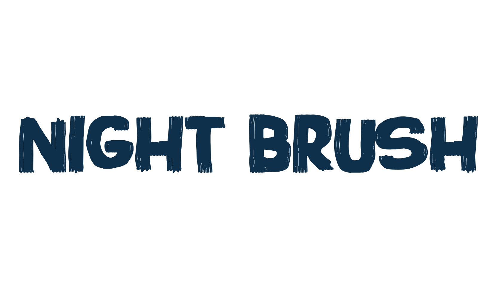 Night Brush, script brush fancy decorative calligraphy font preview