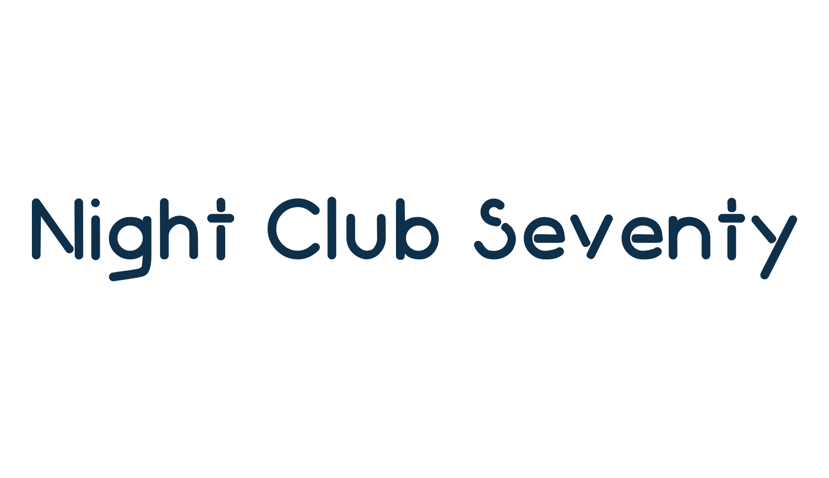 Night Club Seventy, fancy various decorative font preview