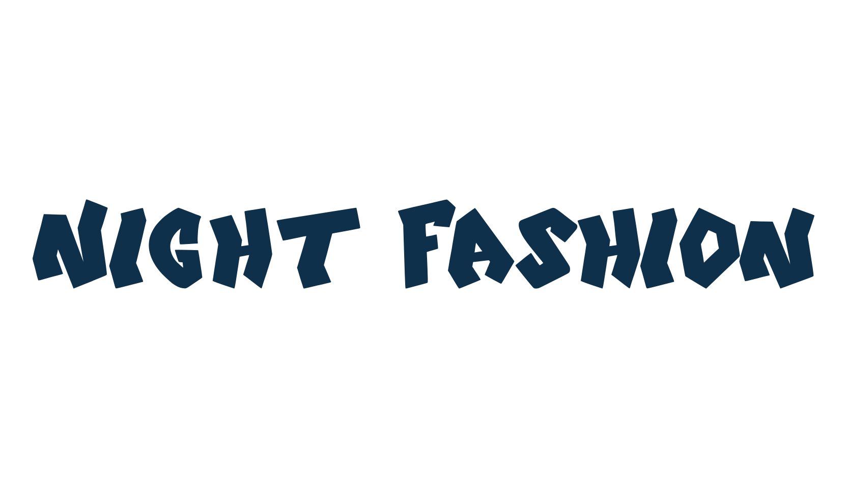 Night Fashion, cartoon font preview