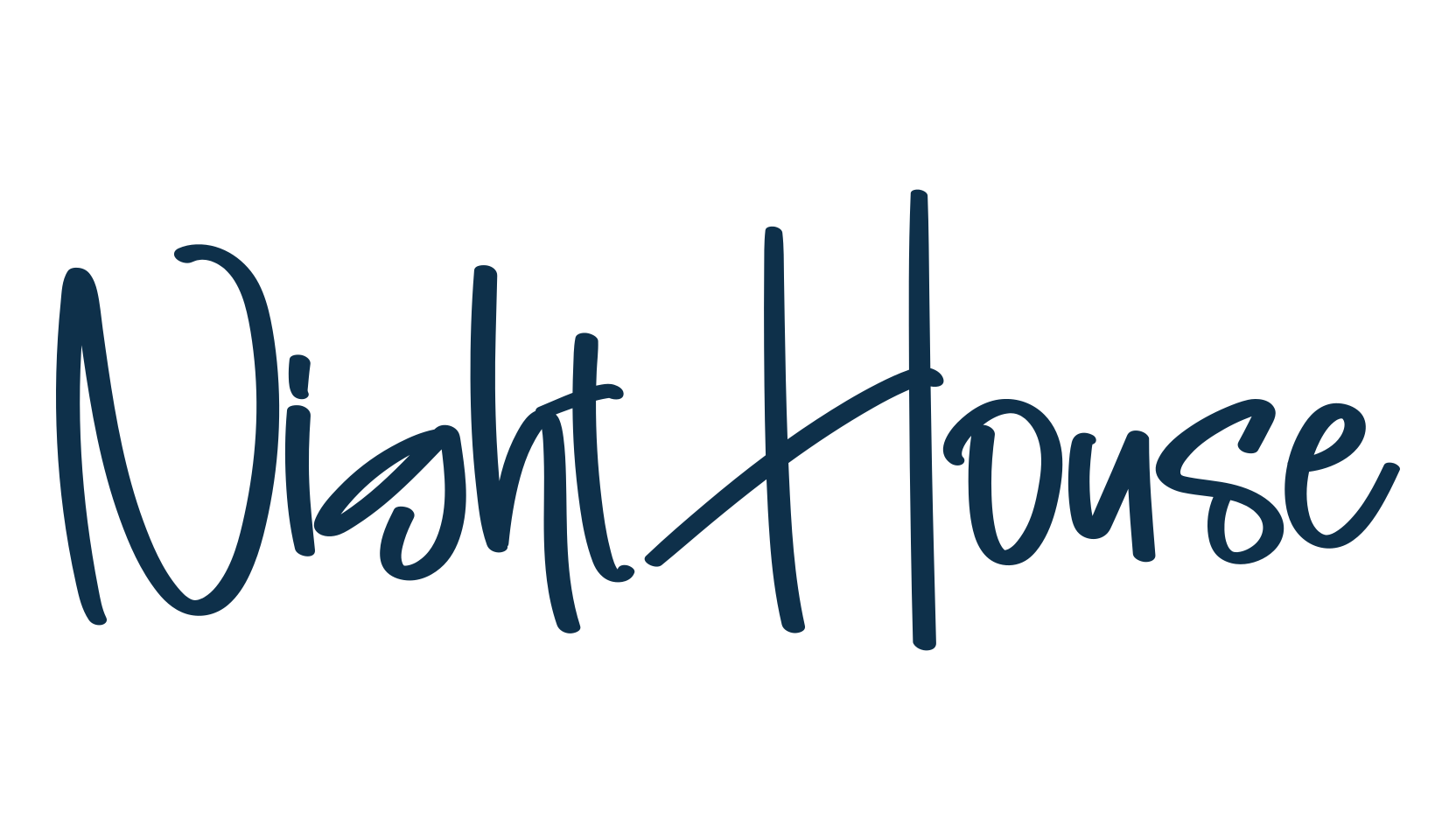 Night House (night-house-2), handwriting font preview