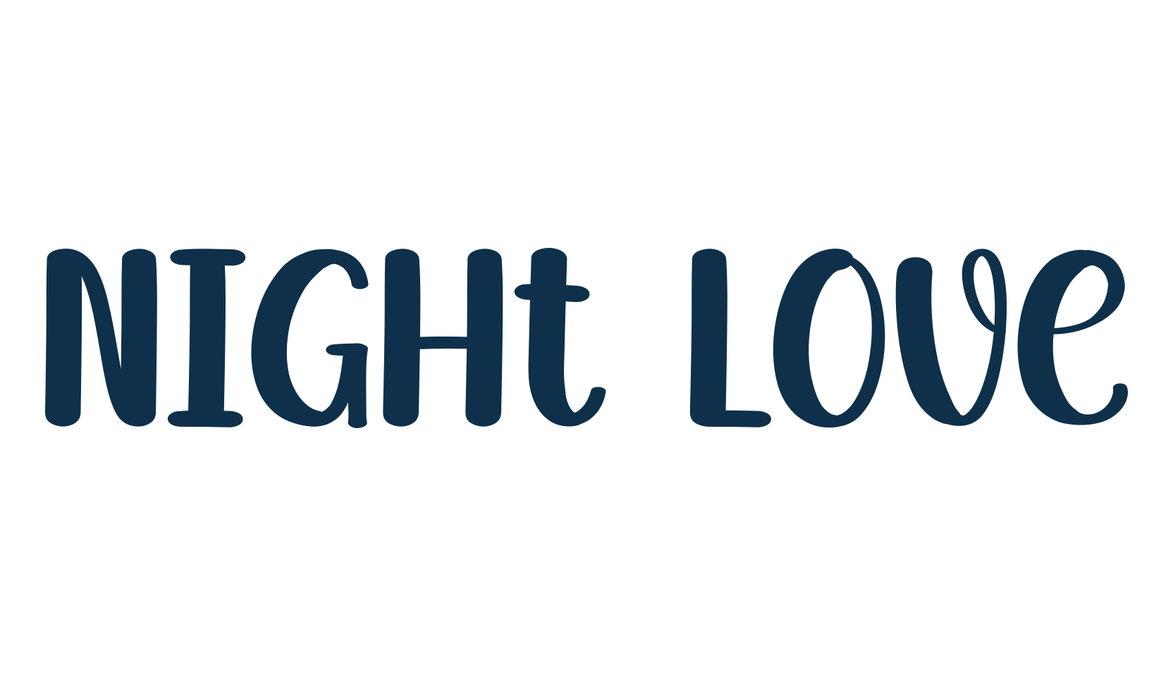 Night Love (night-love-2), display market font preview