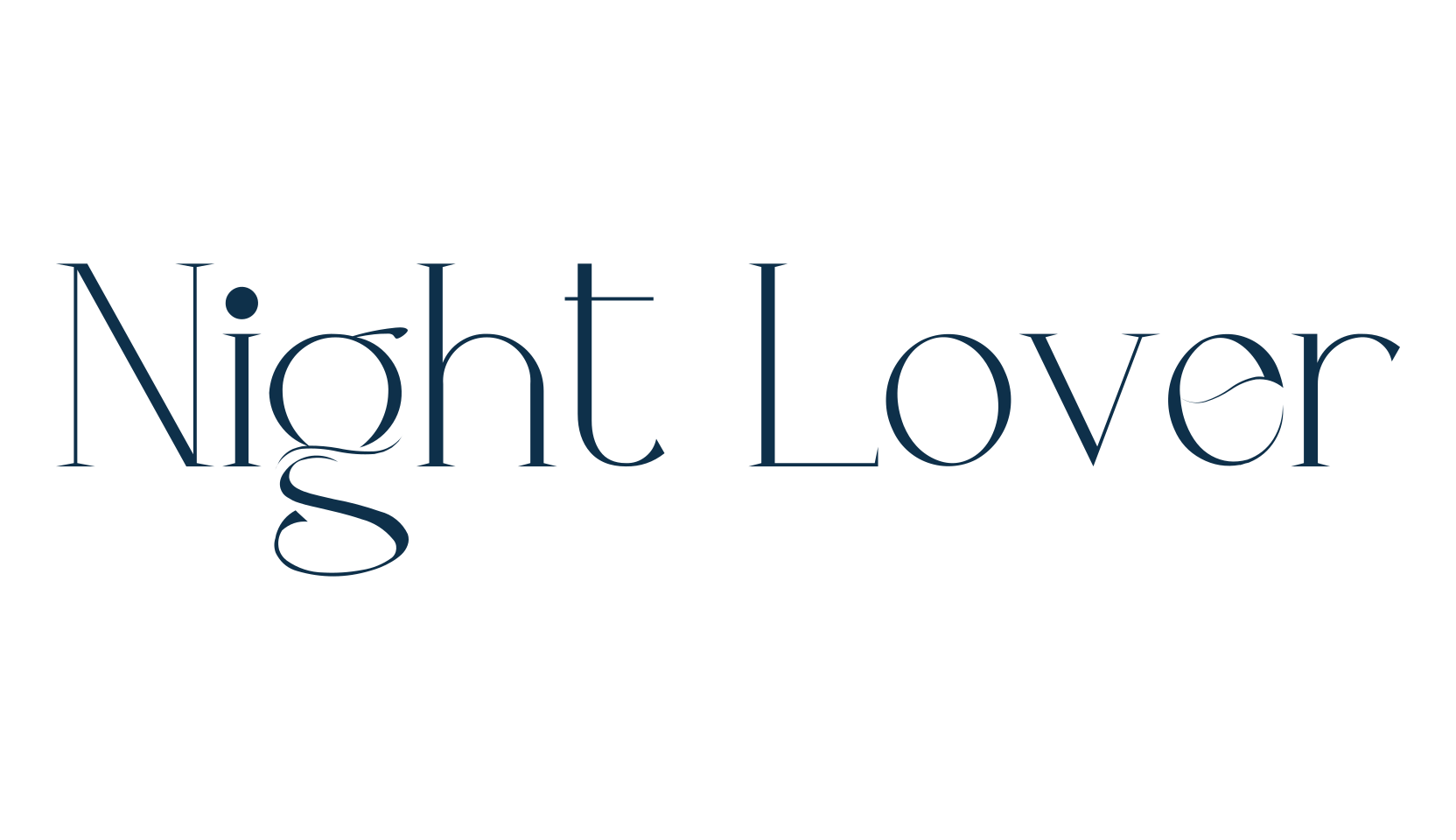 Night Lover, basic serif font preview