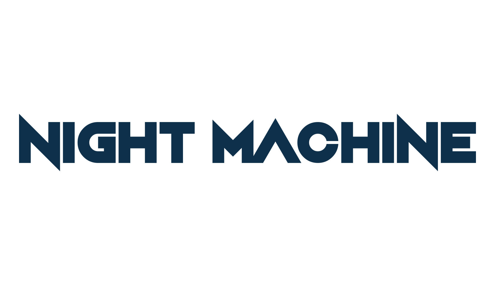Night Machine, sci-fi font preview