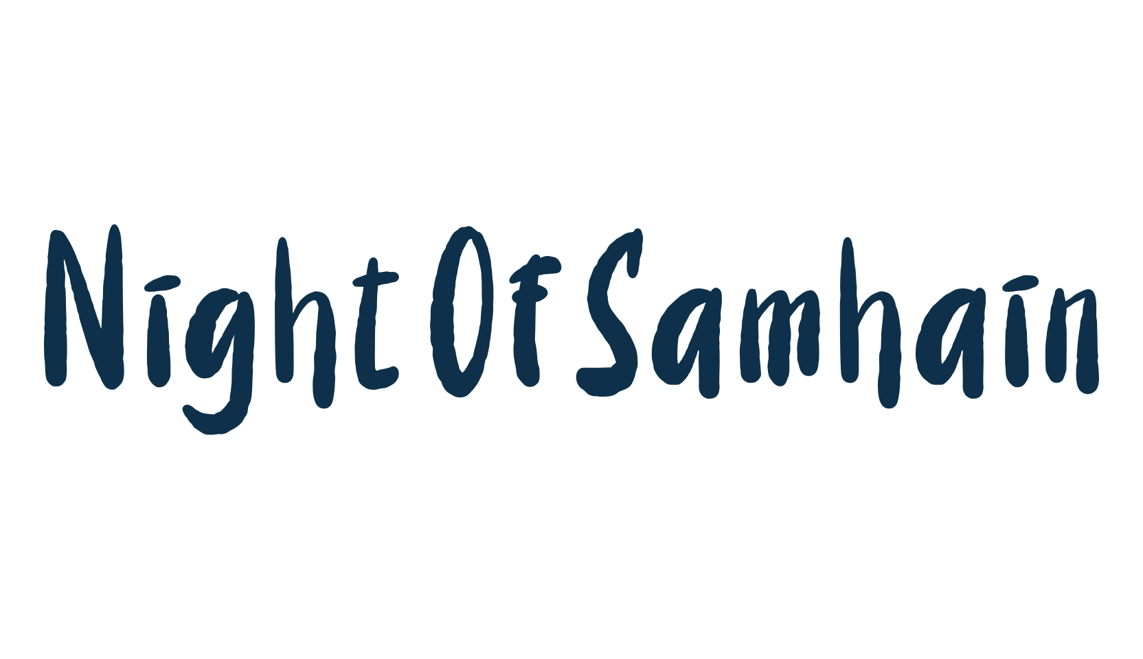 Night Of Samhain, display market font preview