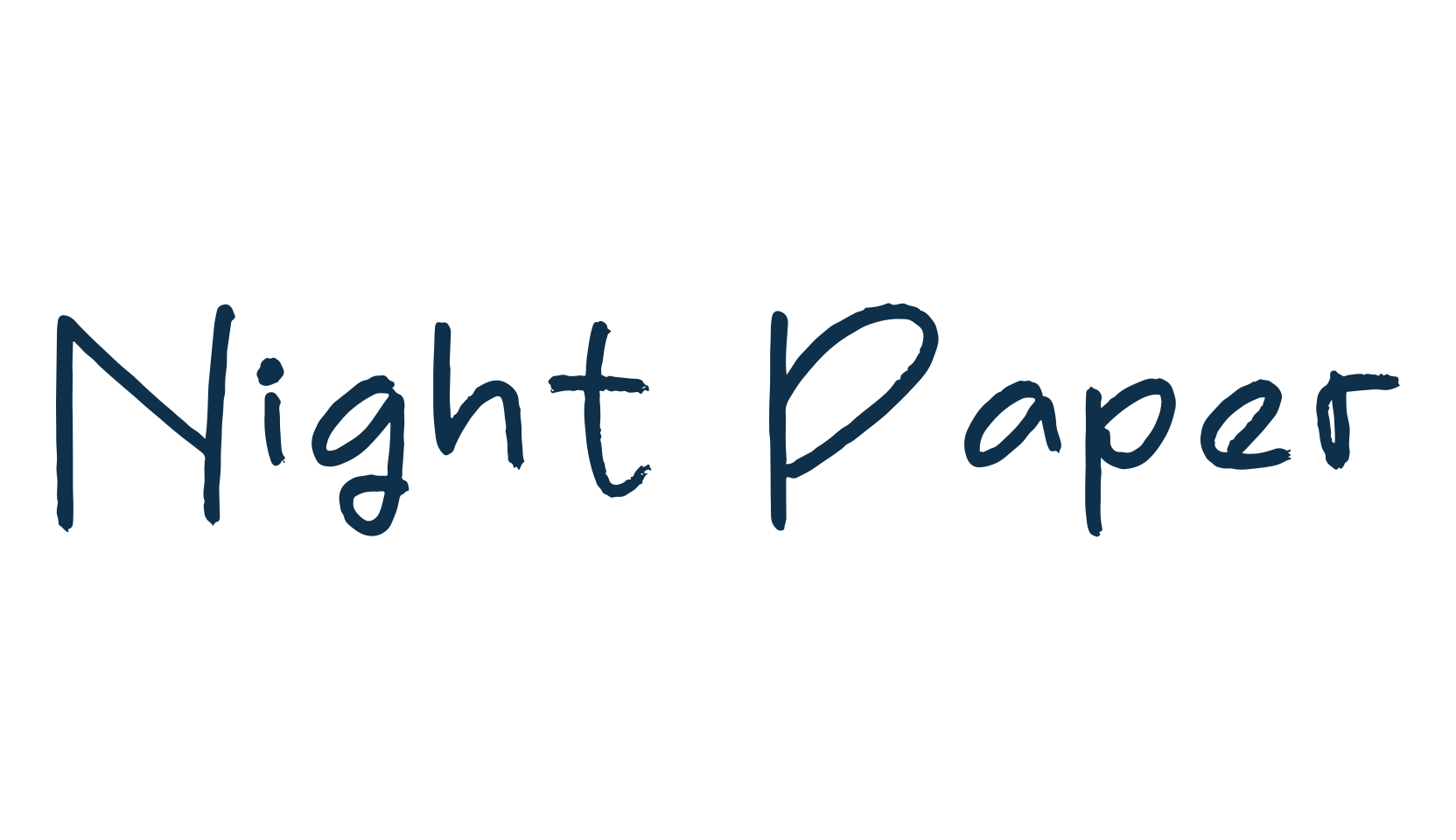 Night Paper, script handwritten fancy decorative calligraphy font preview