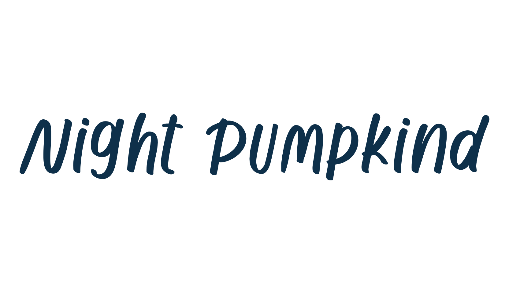 Night Pumpkind, script handwritten fancy decorative calligraphy font preview