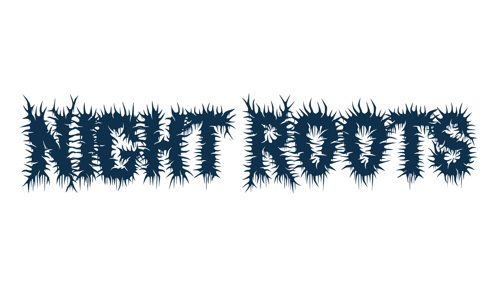 Night Roots, gothic modern font preview