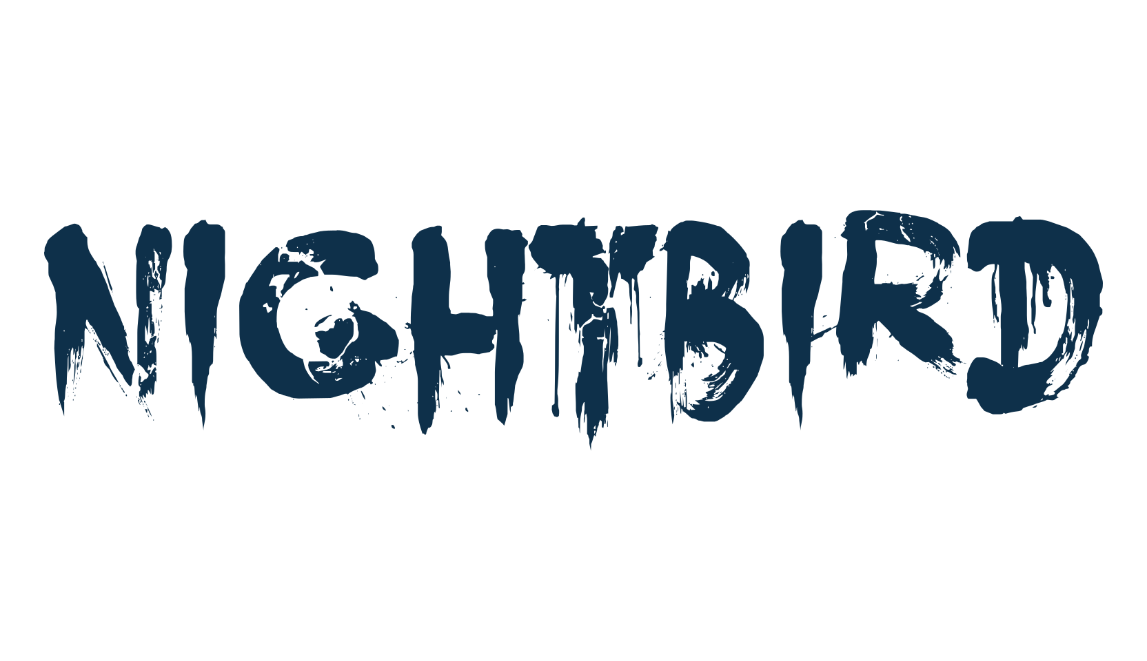 Nightbird, halloween font preview