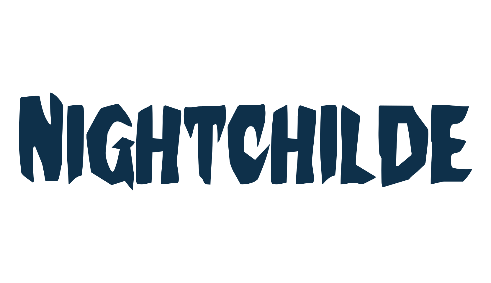 Nightchilde, halloween font preview