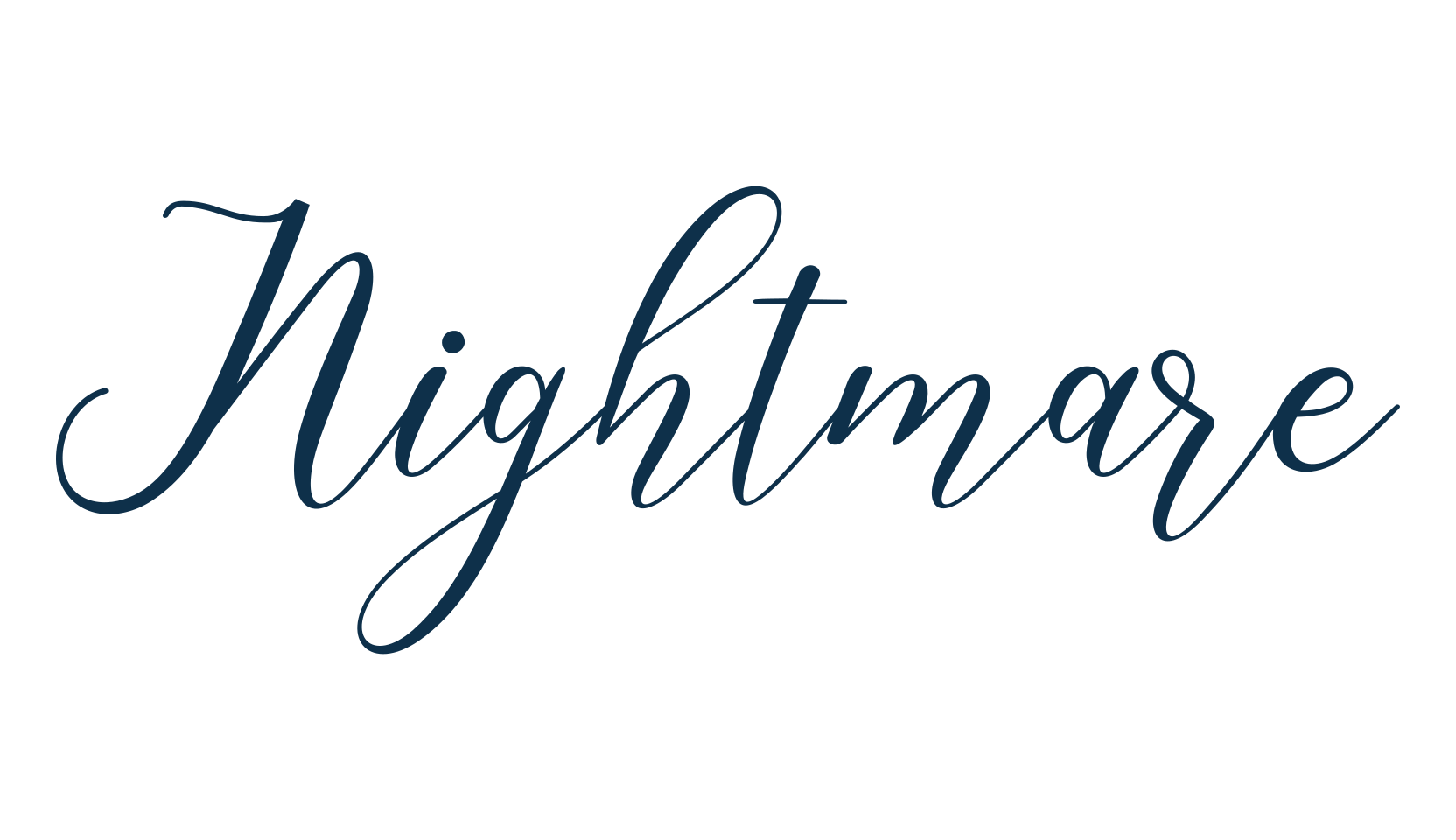 Nightmare (nightmare-3), script calligraphy fancy decorative font preview