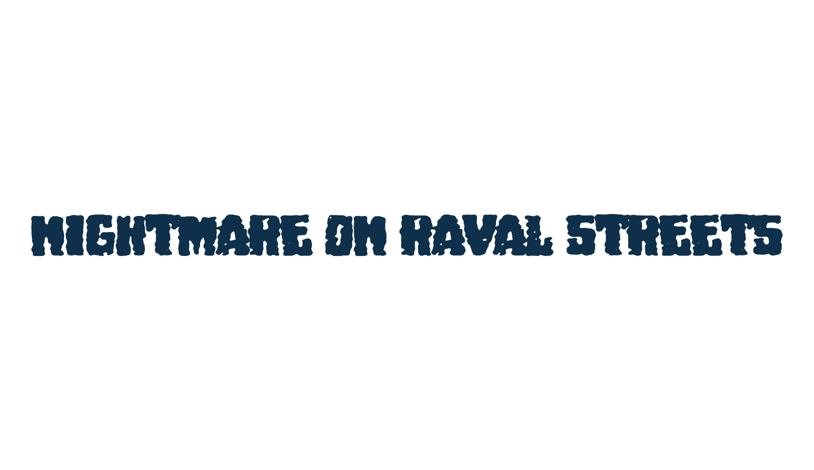 Nightmare On Raval Streets, holiday halloween fancy decorative horror font preview