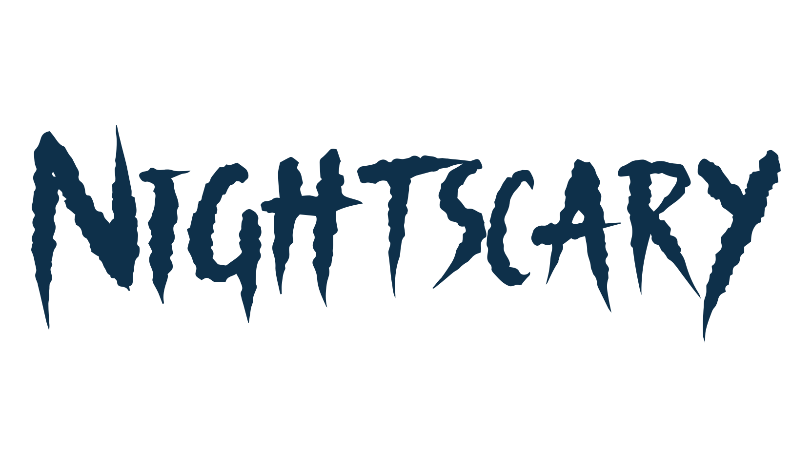 Nightscary, halloween font preview