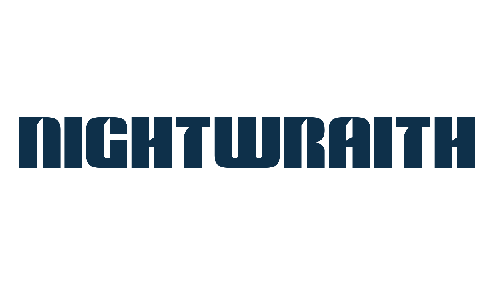 Nightwraith, techno sci-fi font preview
