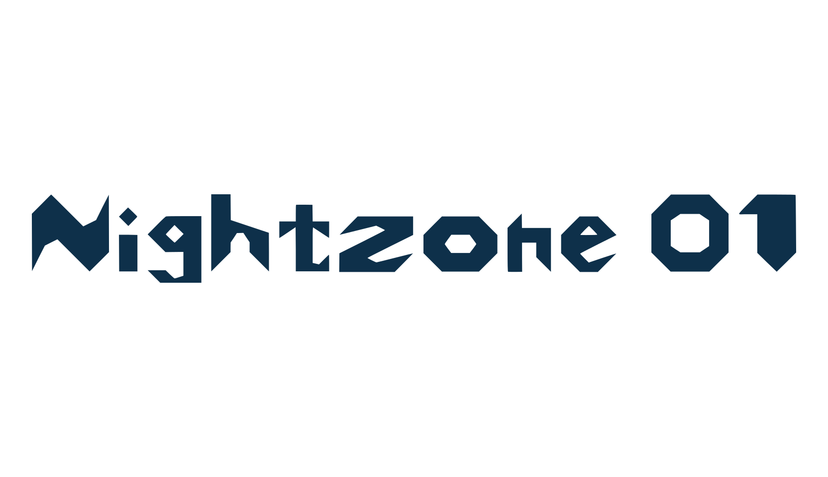 Nightzone 01, various font preview