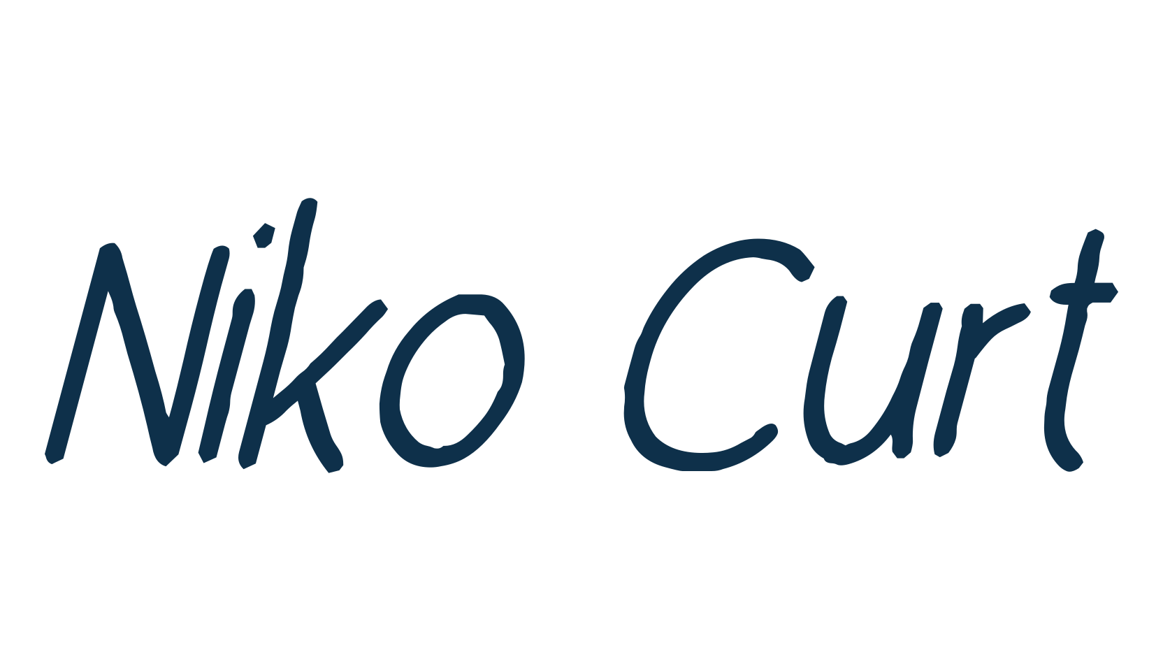 Niko Curt, script handwritten fancy decorative calligraphy font preview
