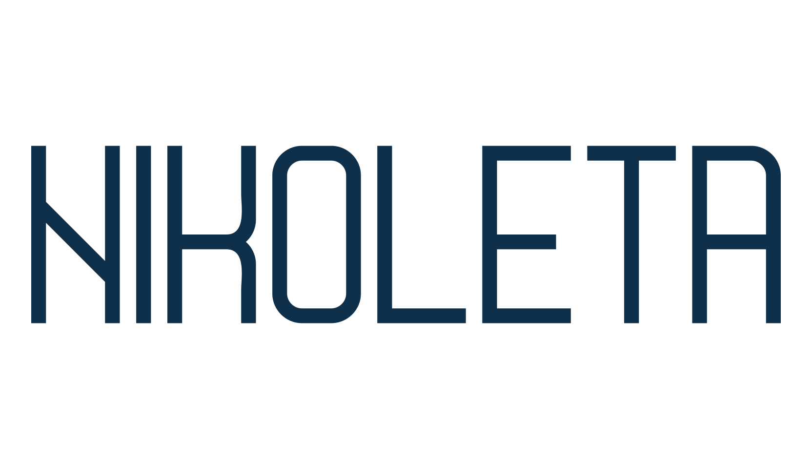 Nikoleta, basic sans serif font preview