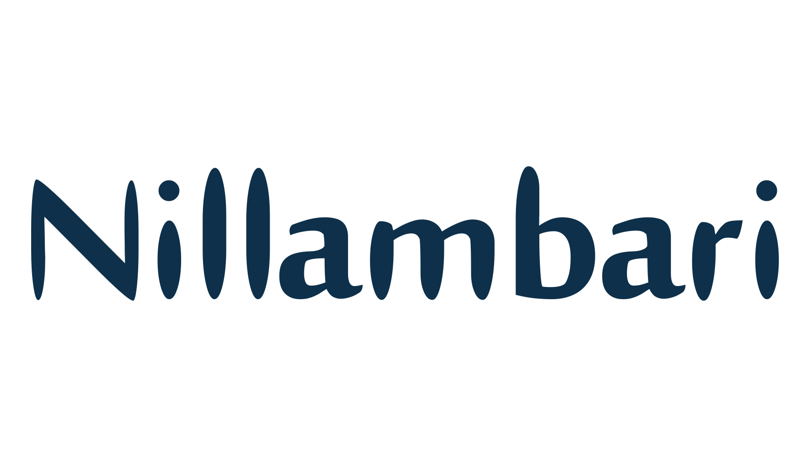 Nillambari, fancy various decorative font preview